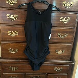 Women’s one piece swimsuit, black